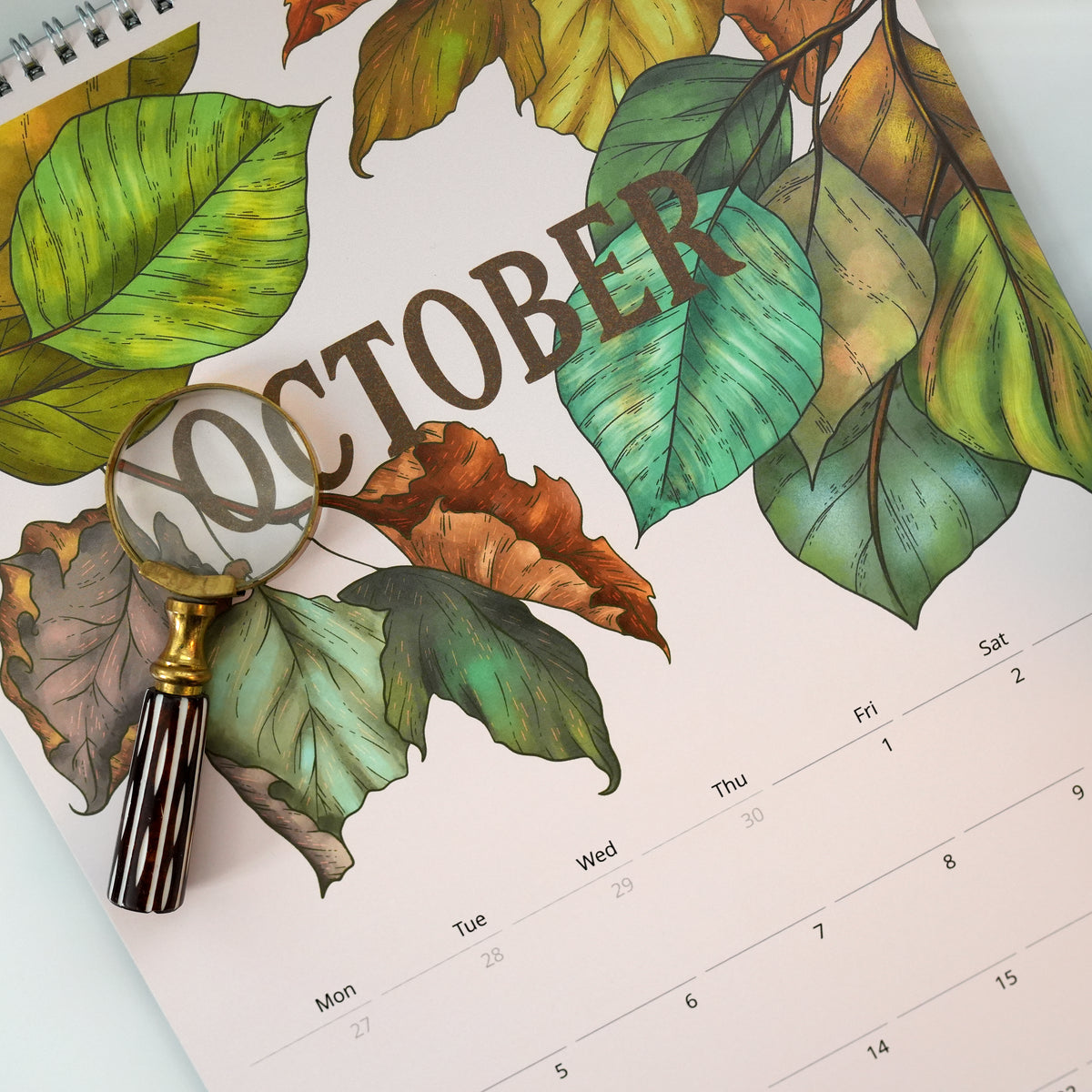 WALL CALENDAR | BloomScape Calendar 2027 - Illustrated Botanical Calendar