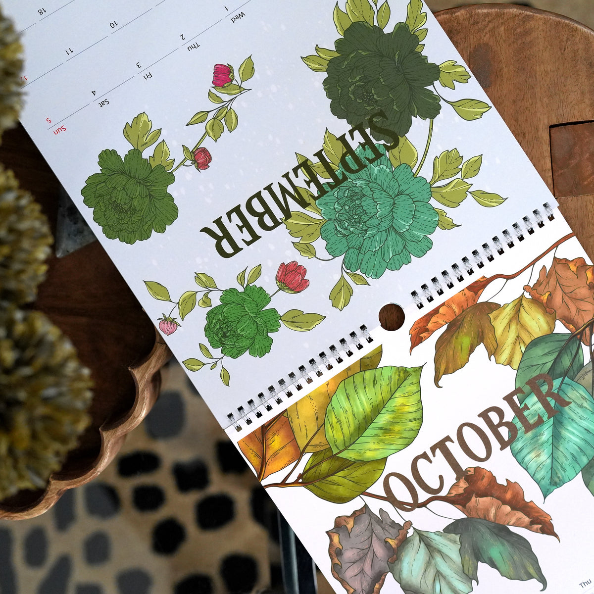 WALL CALENDAR | BloomScape Calendar 2027 - Illustrated Botanical Calendar