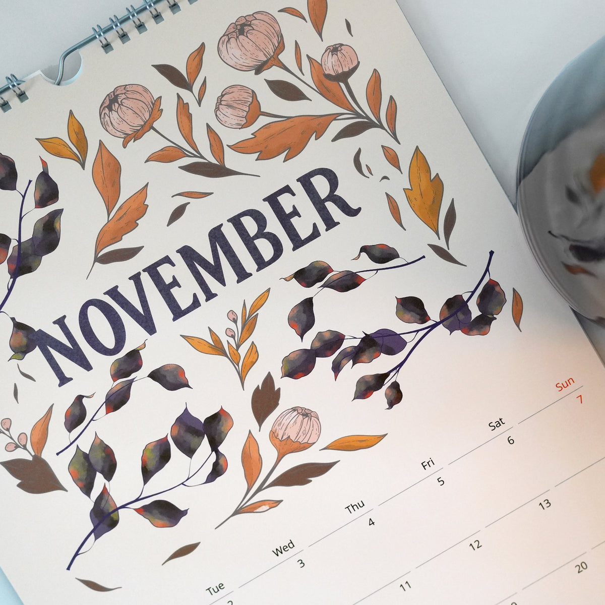 WALL CALENDAR | BloomScape Calendar 2027 - Illustrated Botanical Calendar