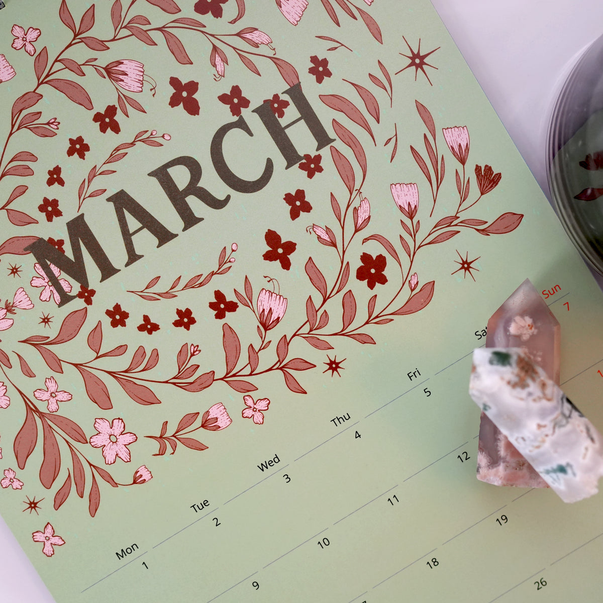 WALL CALENDAR | BloomScape Calendar 2027 - Illustrated Botanical Calendar