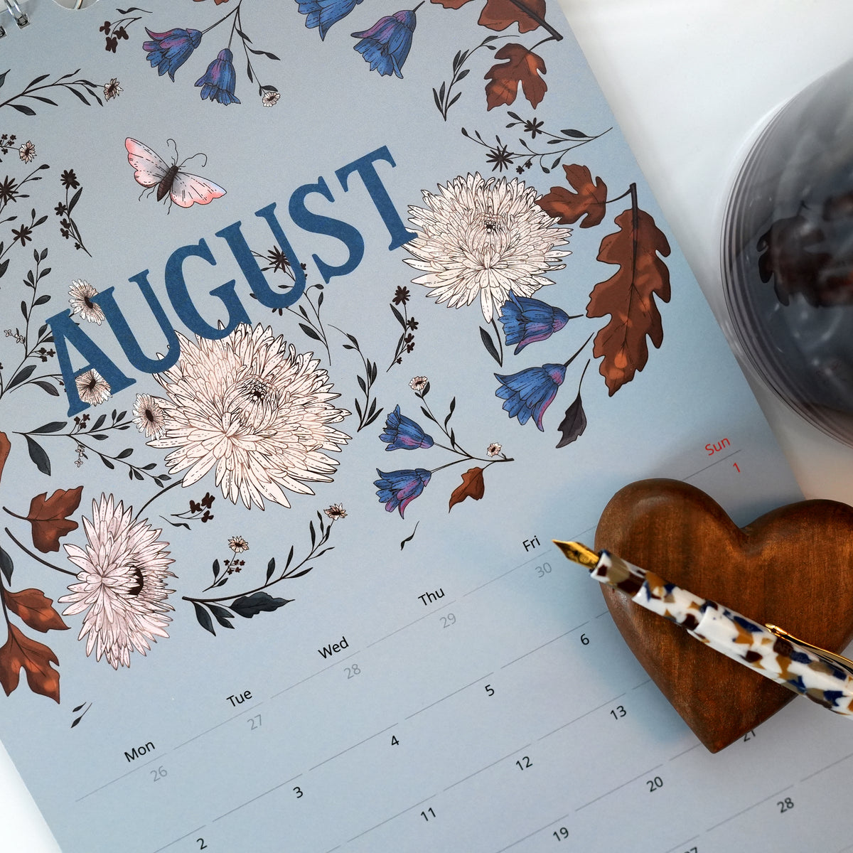 WALL CALENDAR | BloomScape Calendar 2027 - Illustrated Botanical Calendar