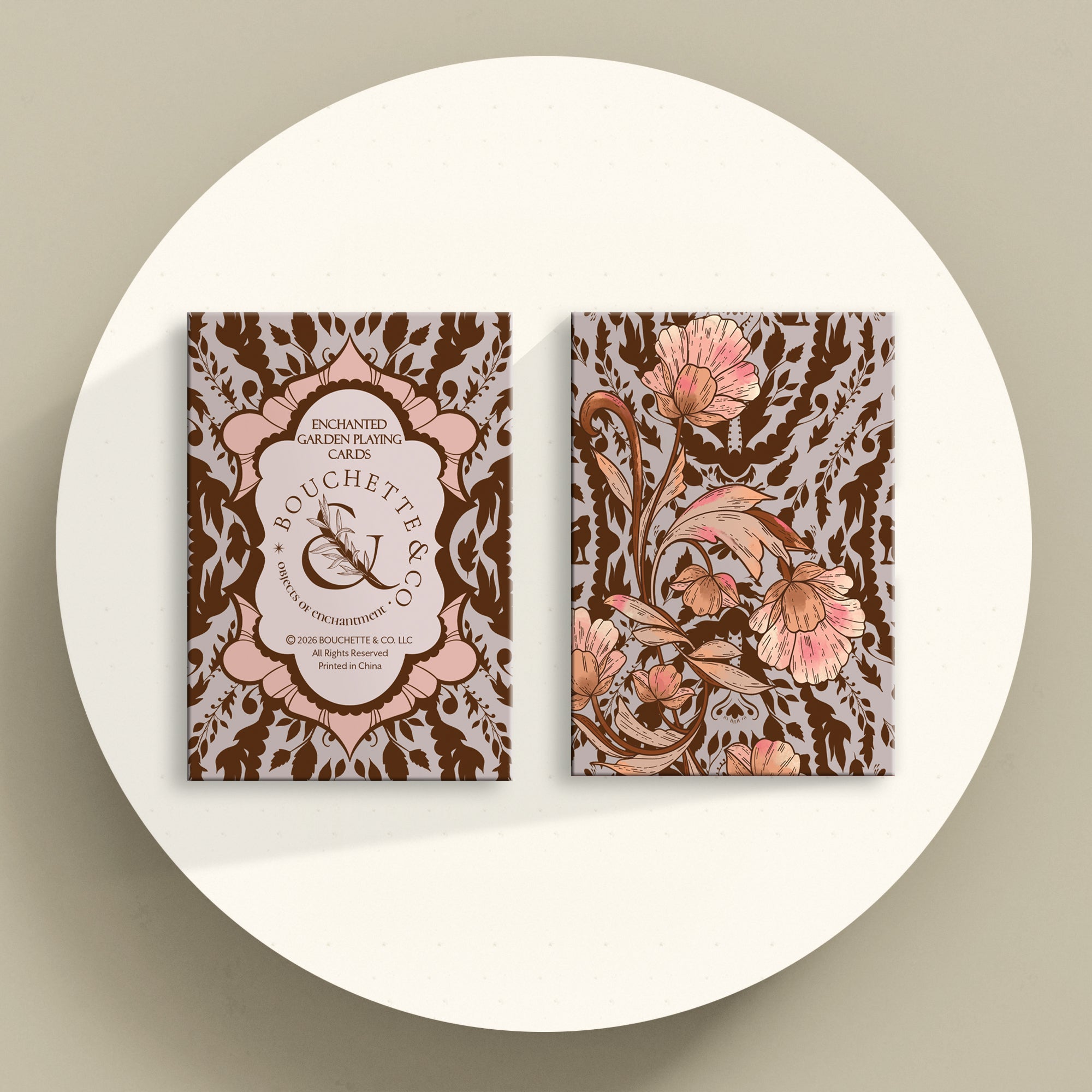 PLAYING CARD DECK | Enchanted Garden Playing Cards - Cartomancy Deck