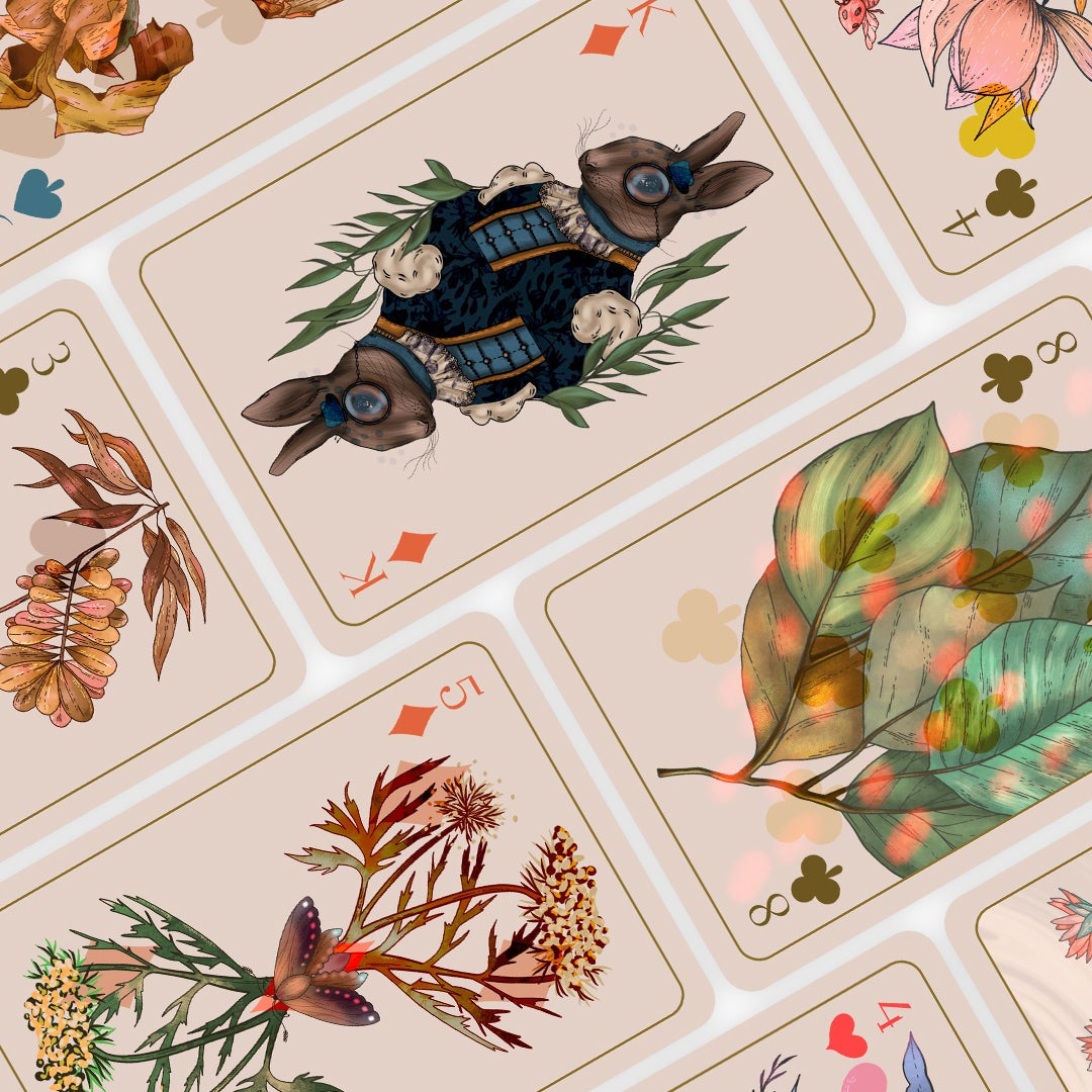 PLAYING CARD DECK | Enchanted Garden Playing Cards - Cartomancy Deck
