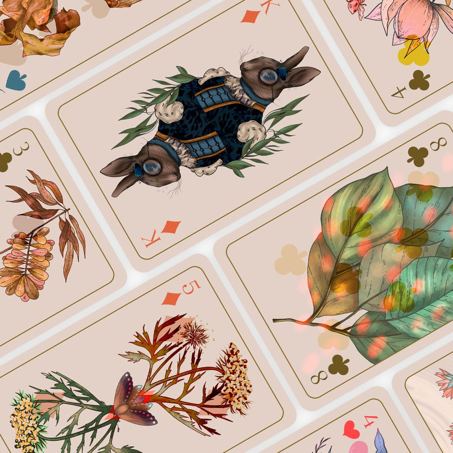 PLAYING CARD DECK | Enchanted Garden Playing Cards - Cartomancy Deck