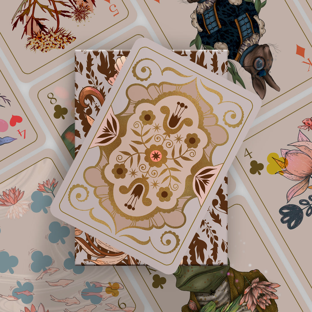 PLAYING CARD DECK | Enchanted Garden Playing Cards - Cartomancy Deck