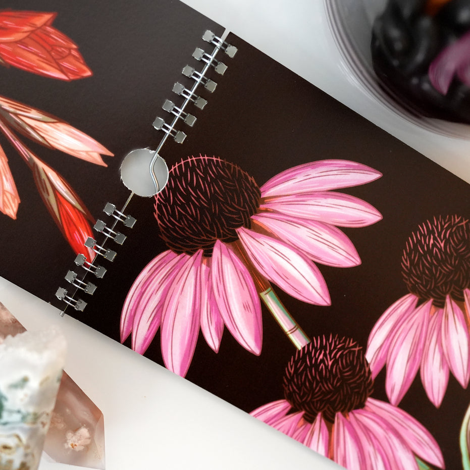 WALL CALENDAR | The Gathered Garden Calendar 2027 - Illustrated Botanical Calendar