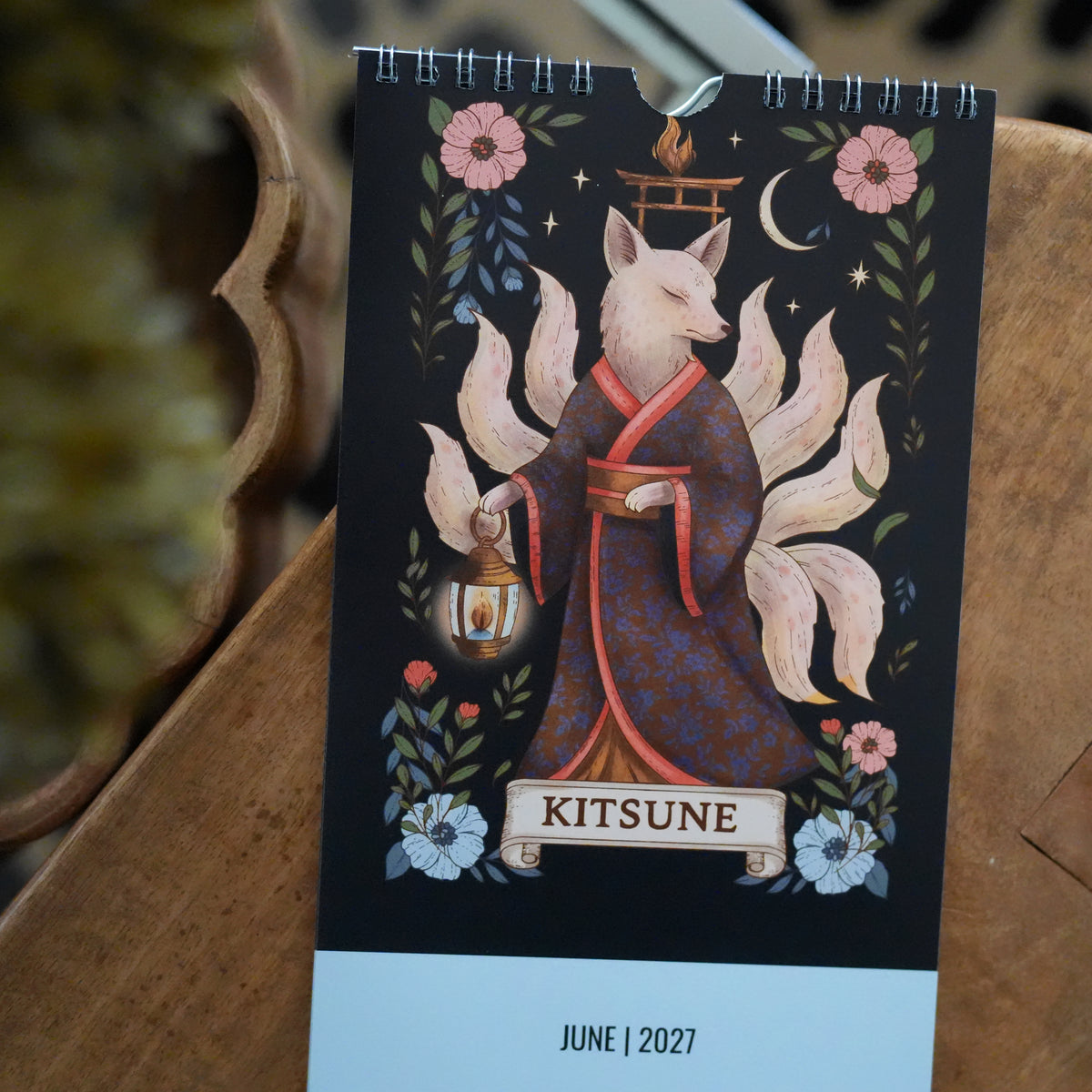 WALL CALENDAR | Mythic Realms Calendar 2027 - Mythical and Magical Folklore Illustrated Calendar
