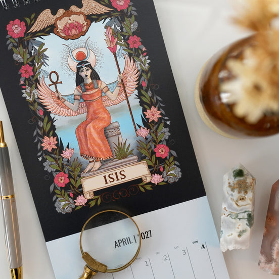 WALL CALENDAR | Mythic Realms Calendar 2027 - Mythical and Magical Folklore Illustrated Calendar