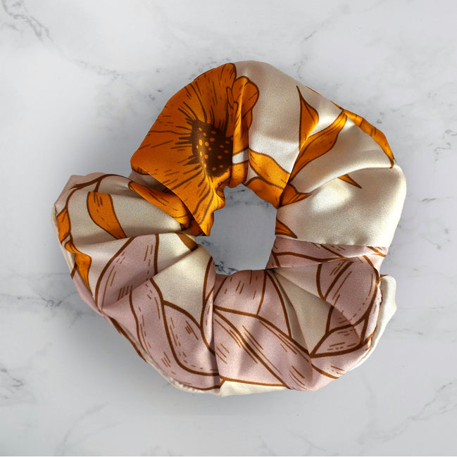 SILK SCRUNCHIES | Prairie Dawn - 100% Silk, Versatile hair Accessory