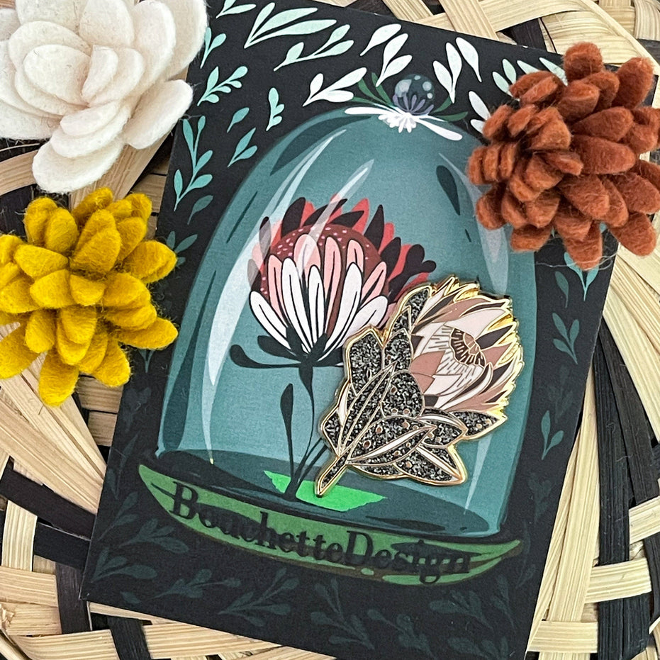 Meraki Floral Enamel Pin