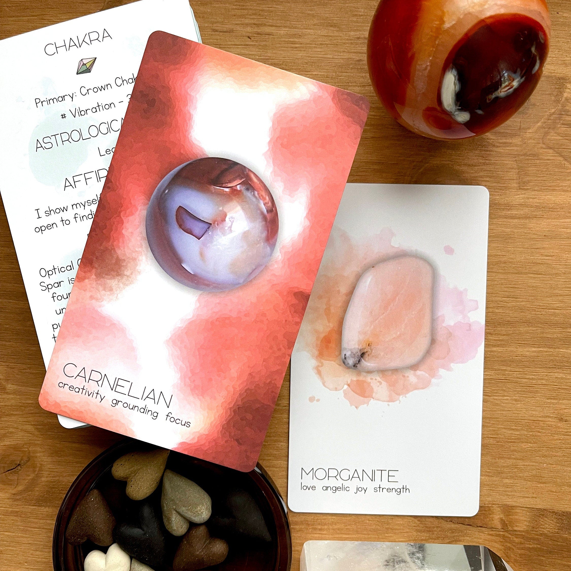 Radiant Crystal Cards 2nd Edition, crystal oracle cards informational crystal card deck learn about crystals oracle cards deck