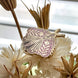 Floral Moth Enamel Gold Lapel Pin