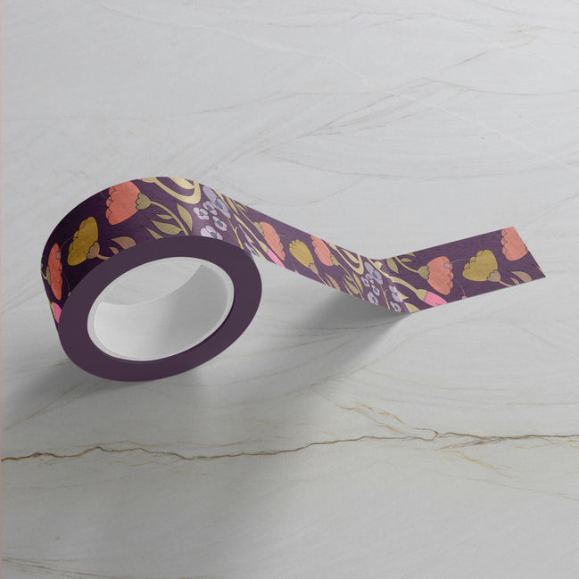 WASHI TAPE | Earthy Floral Whispers