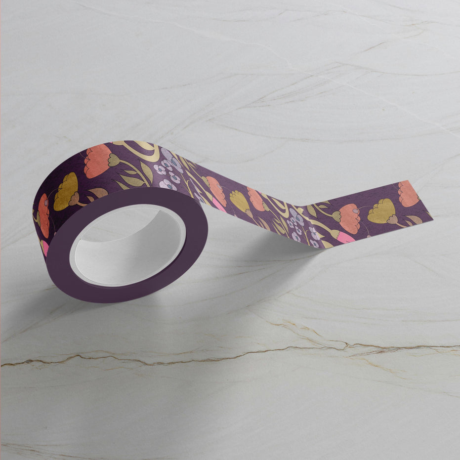 WASHI TAPE | Earthy Floral Whispers