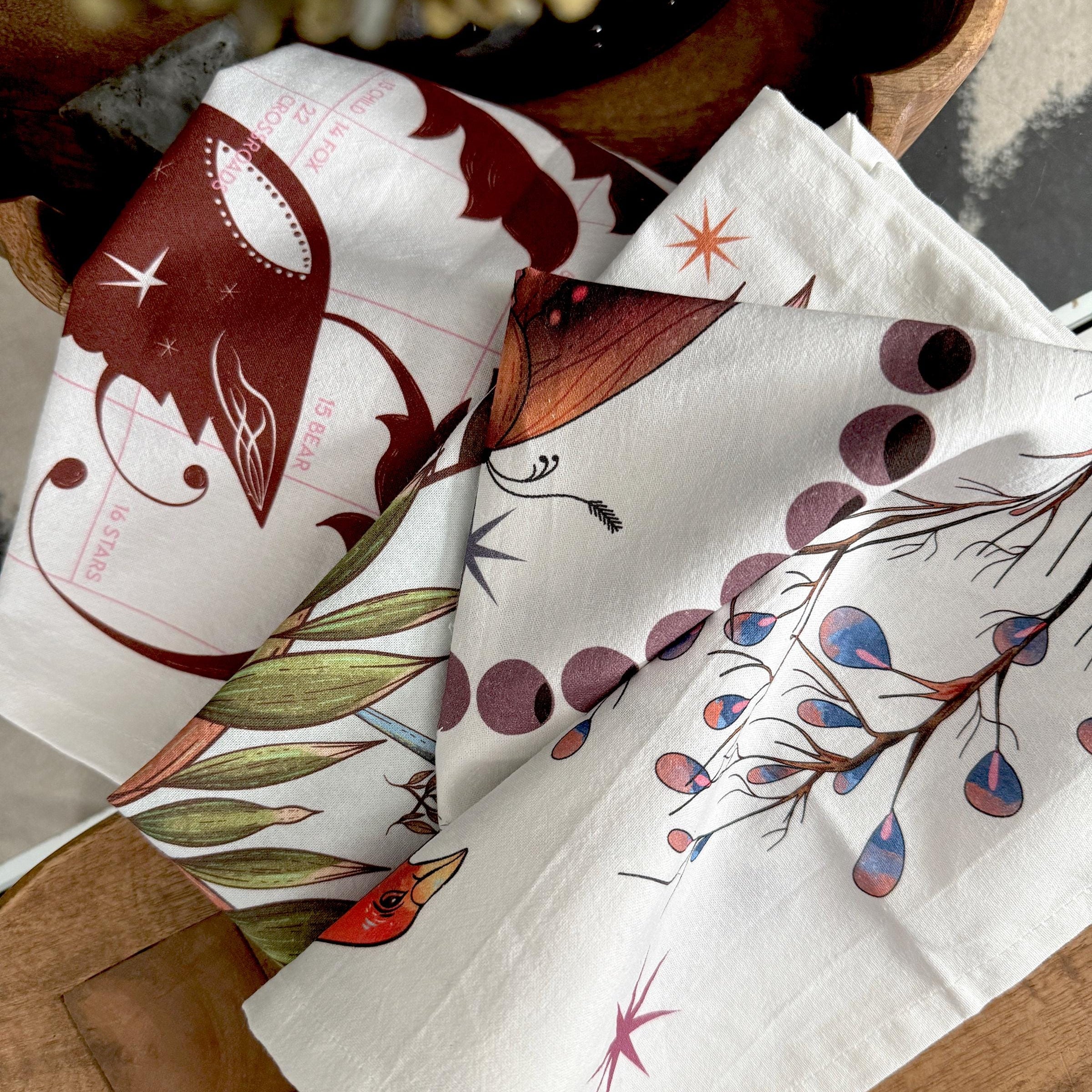 LENORMAND ALTAR CLOTH - Tea Towel | Lenormand Flight and Bloom
