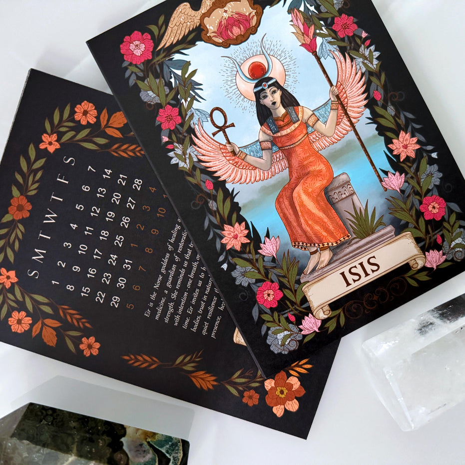 CALENDAR CARDS | 2026 Mythic Realms Goddess and God Oracle Calendar