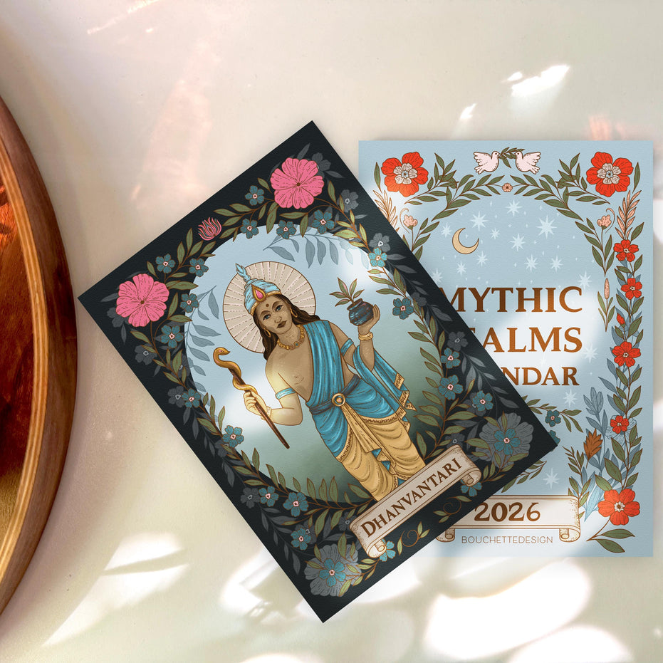 CALENDAR CARDS | 2026 Mythic Realms Goddess and God Oracle Calendar