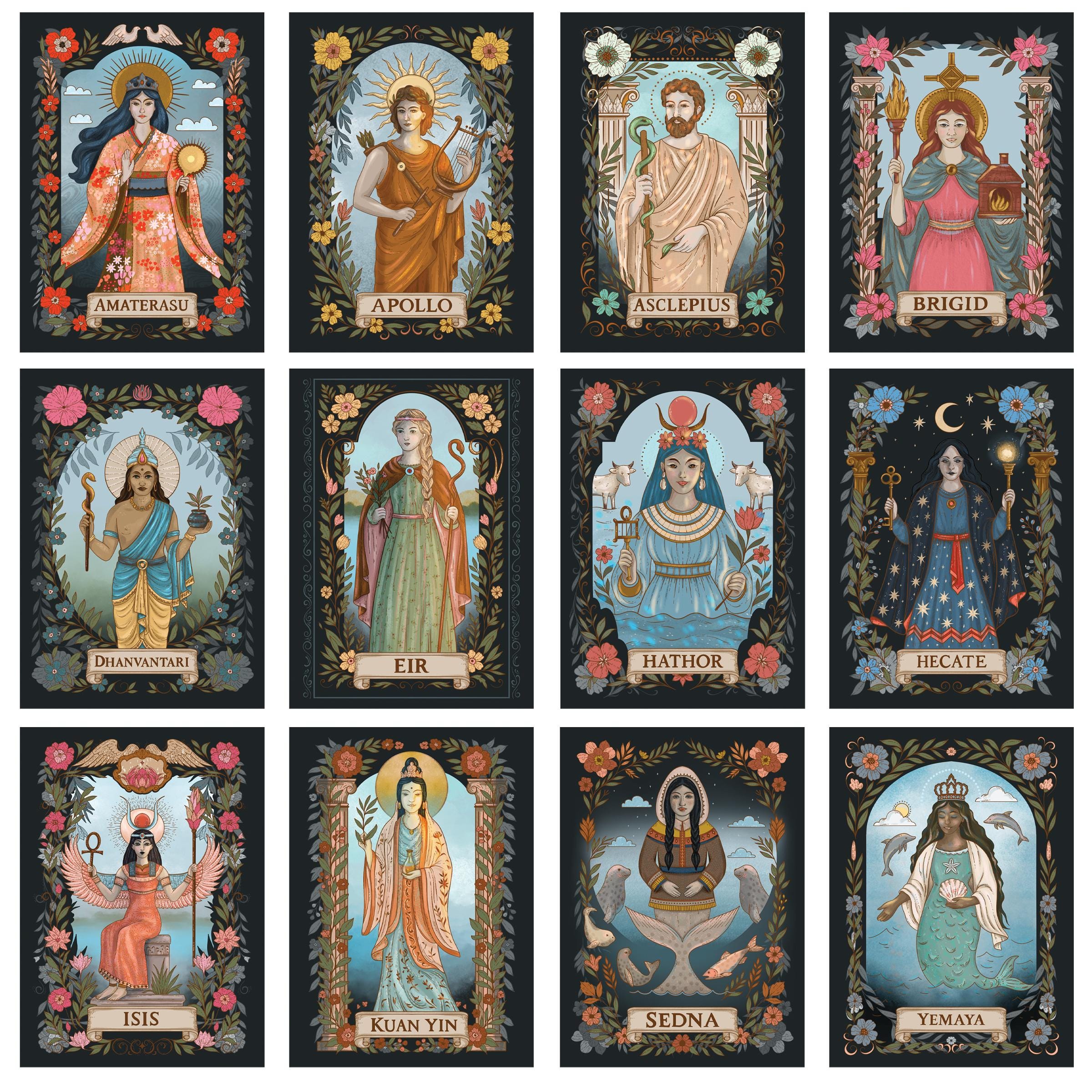 CALENDAR CARDS | 2026 Mythic Realms Goddess and God Oracle Calendar