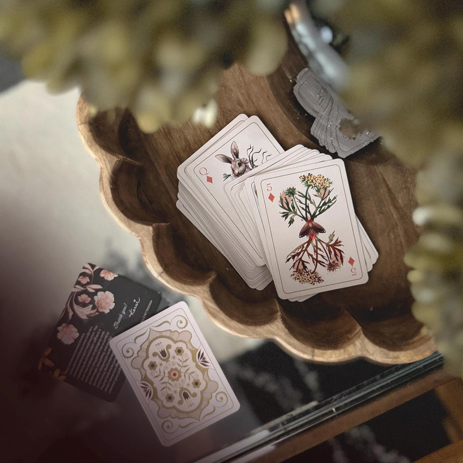 PLAYING CARD DECK | Enchanted Garden Playing Cards - Cartomancy Deck