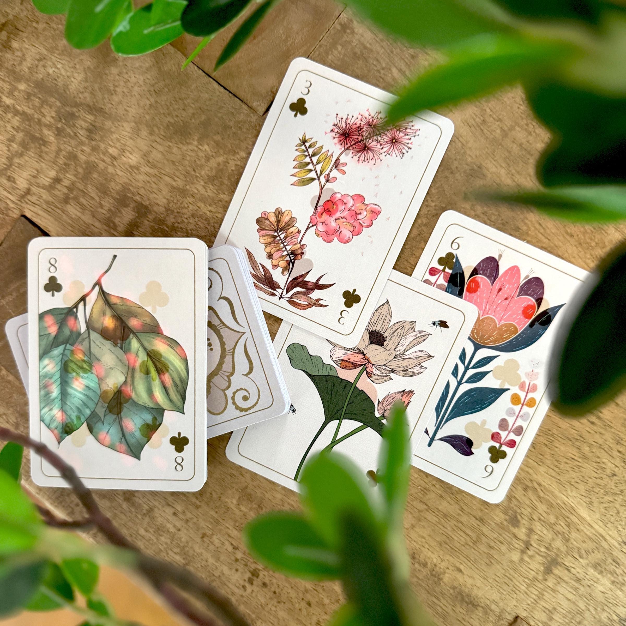 PLAYING CARD DECK | Enchanted Garden Playing Cards - Cartomancy Deck