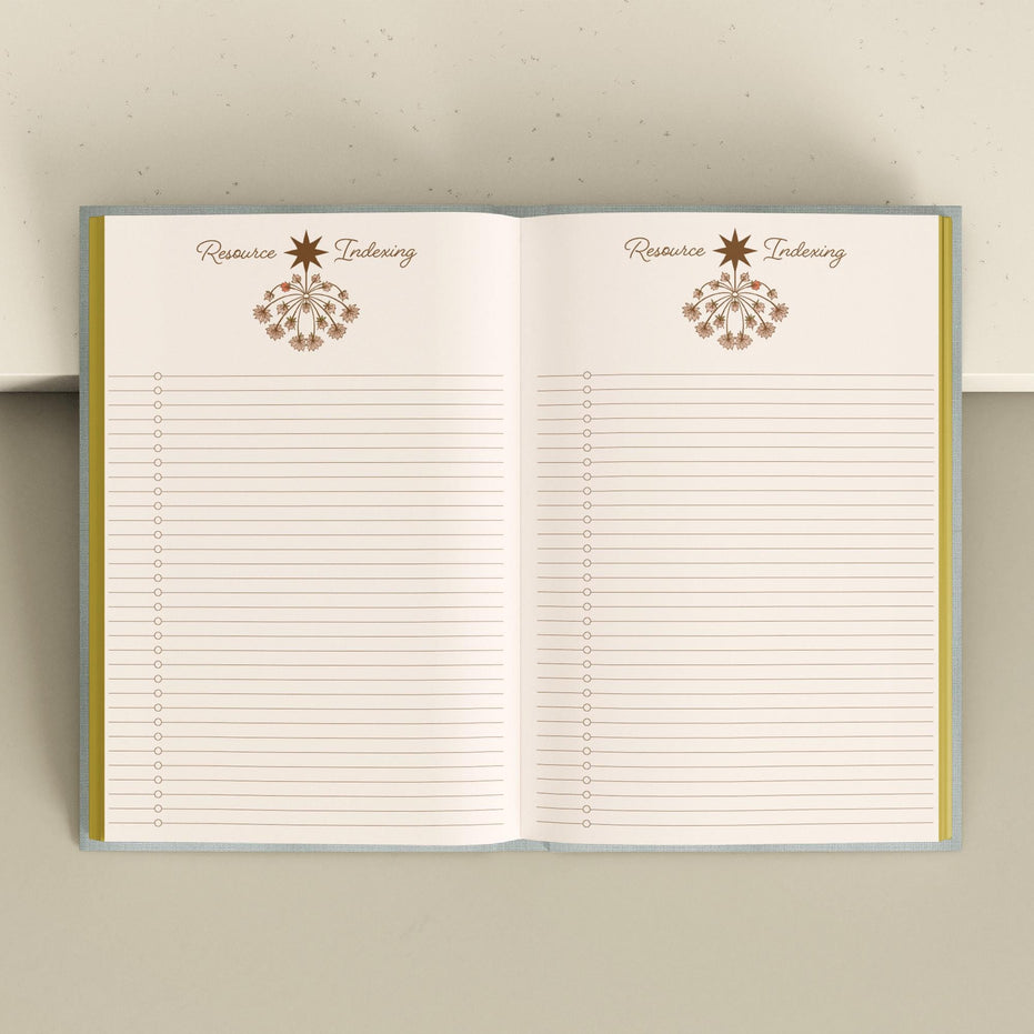 CRYSTAL JOURNAL | Crystal Companion Journal - Resource Divination Journal