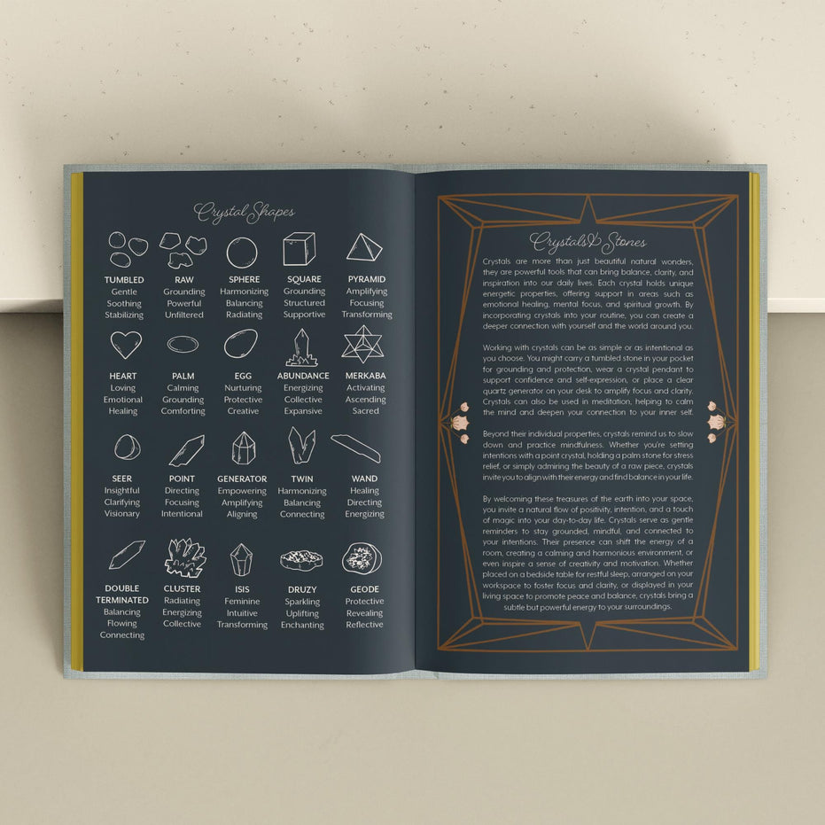 CRYSTAL JOURNAL | Crystal Companion Journal - Resource Divination Journal