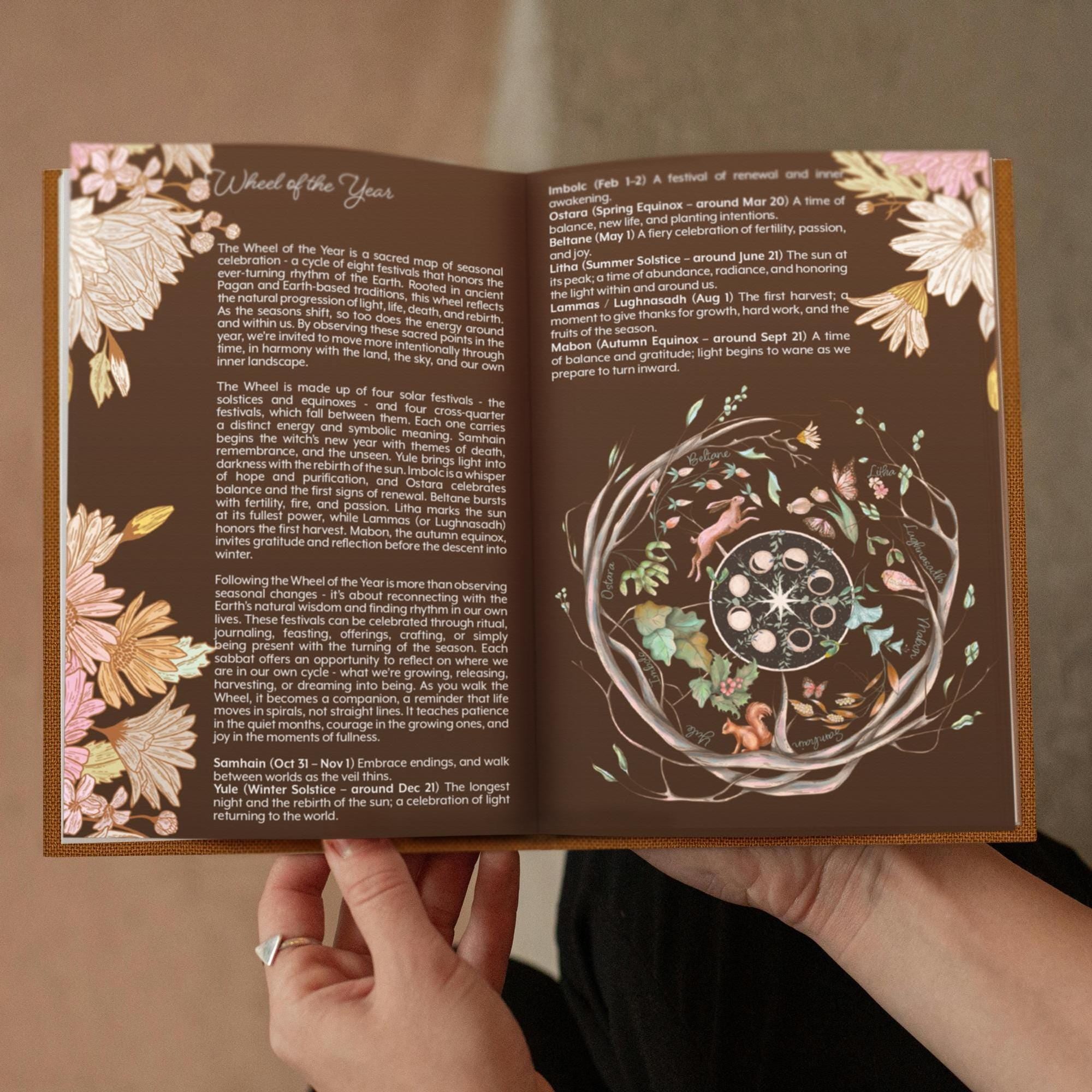 GRIMOIRE JOURNAL | Grimoire Companion Journal - Resource Divination Journal