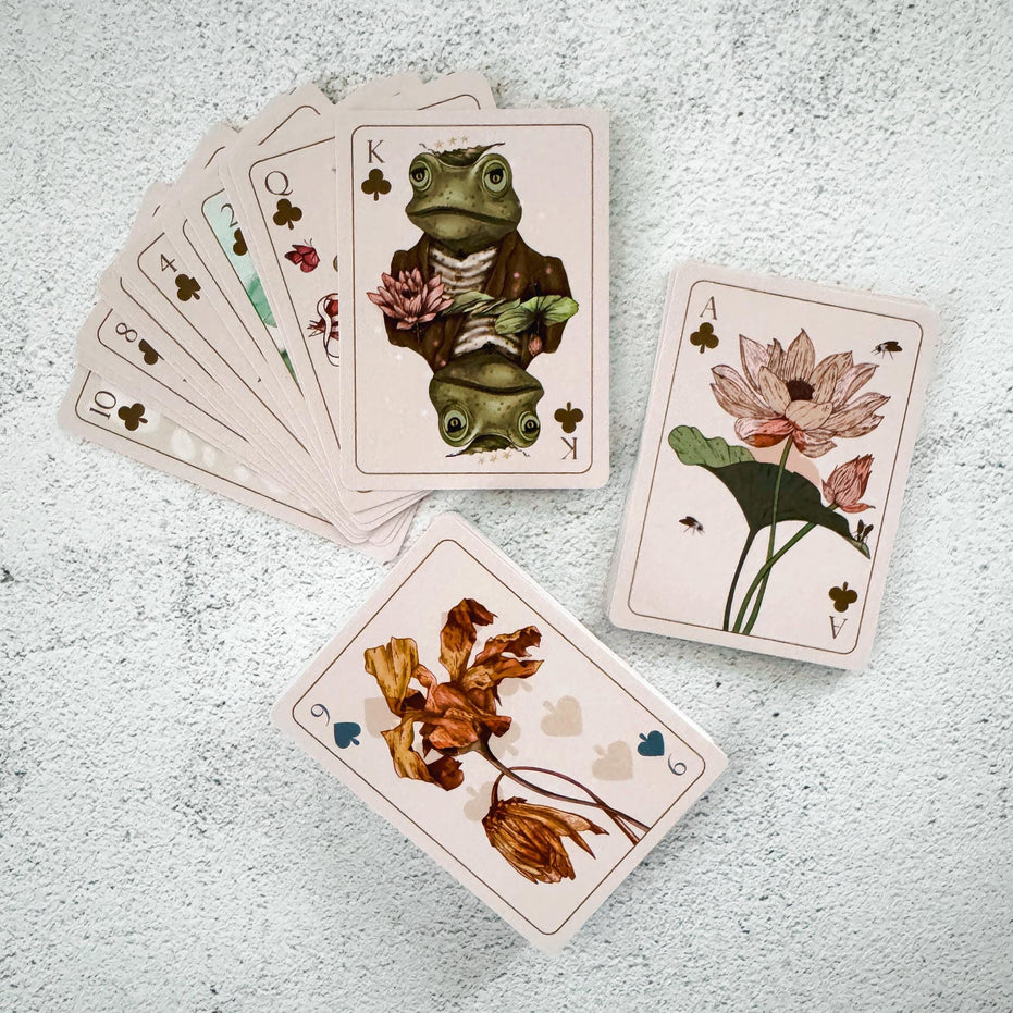 PLAYING CARD DECK | Enchanted Garden Playing Cards - Cartomancy Deck