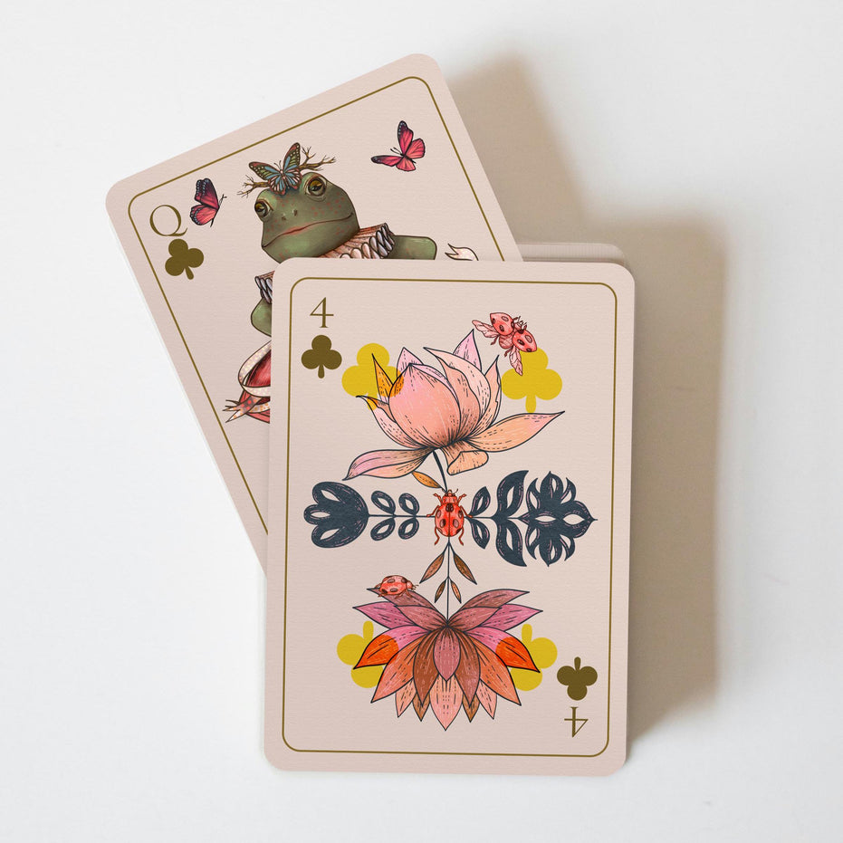 PLAYING CARD DECK | Enchanted Garden Playing Cards - Cartomancy Deck