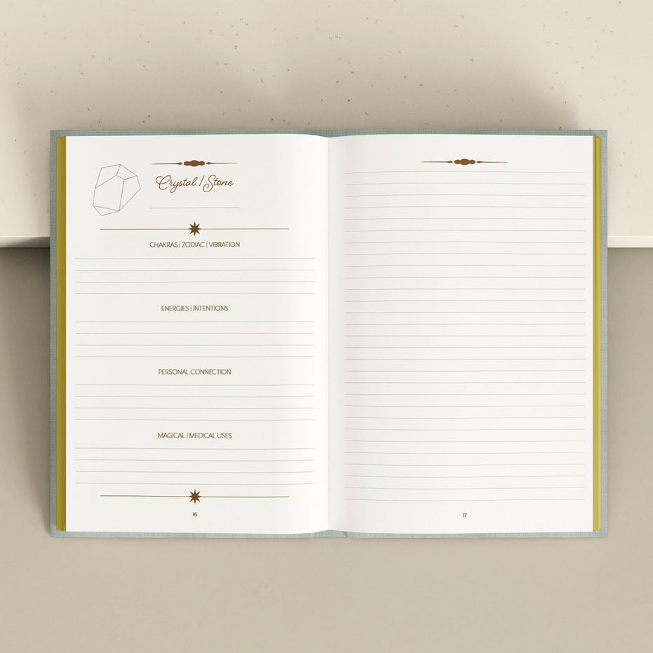CRYSTAL JOURNAL | Crystal Companion Journal - Resource Divination Journal