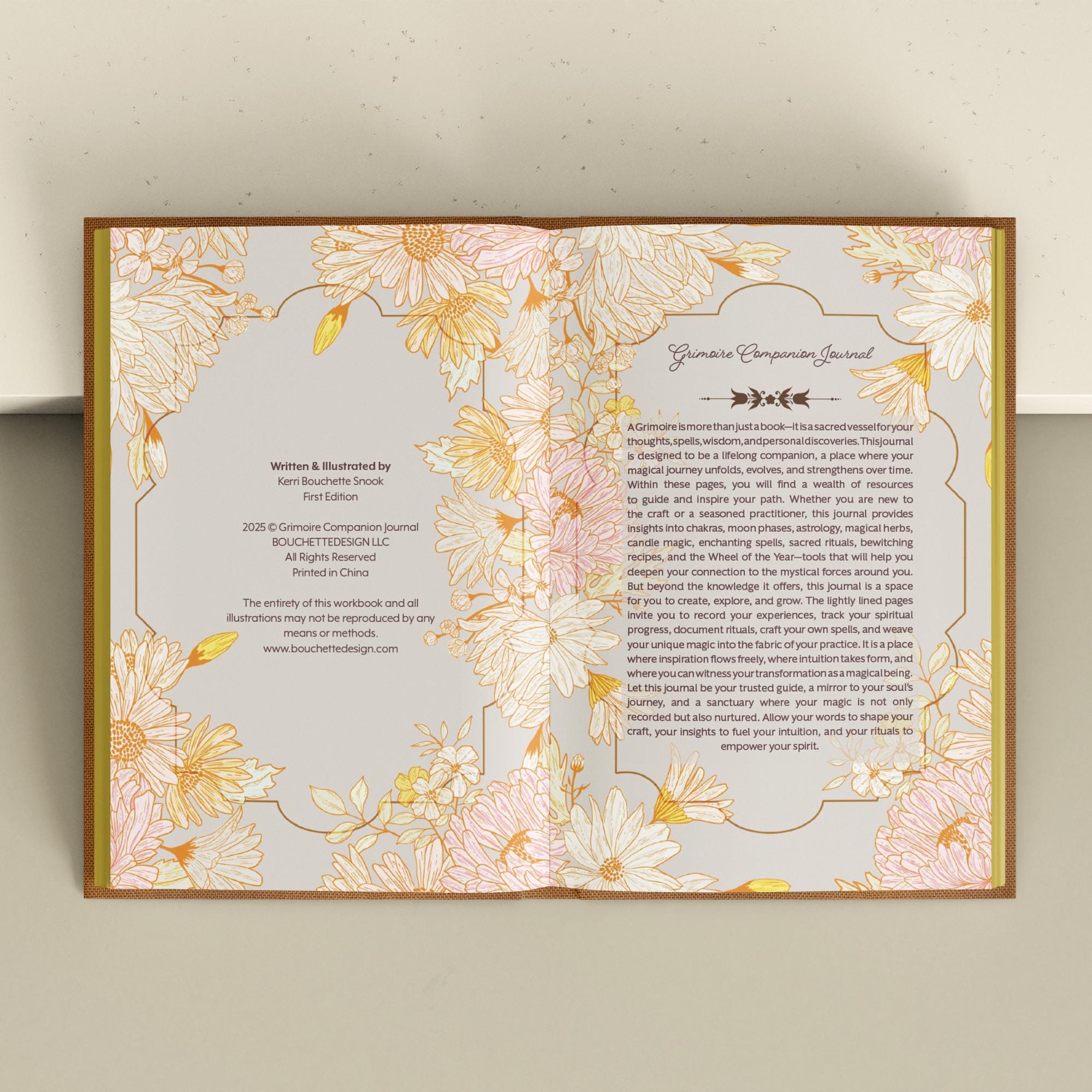 GRIMOIRE JOURNAL | Grimoire Companion Journal - Resource Divination Journal