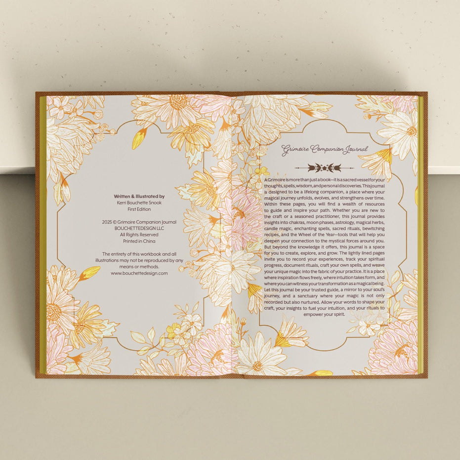 GRIMOIRE JOURNAL | Grimoire Companion Journal - Resource Divination Journal