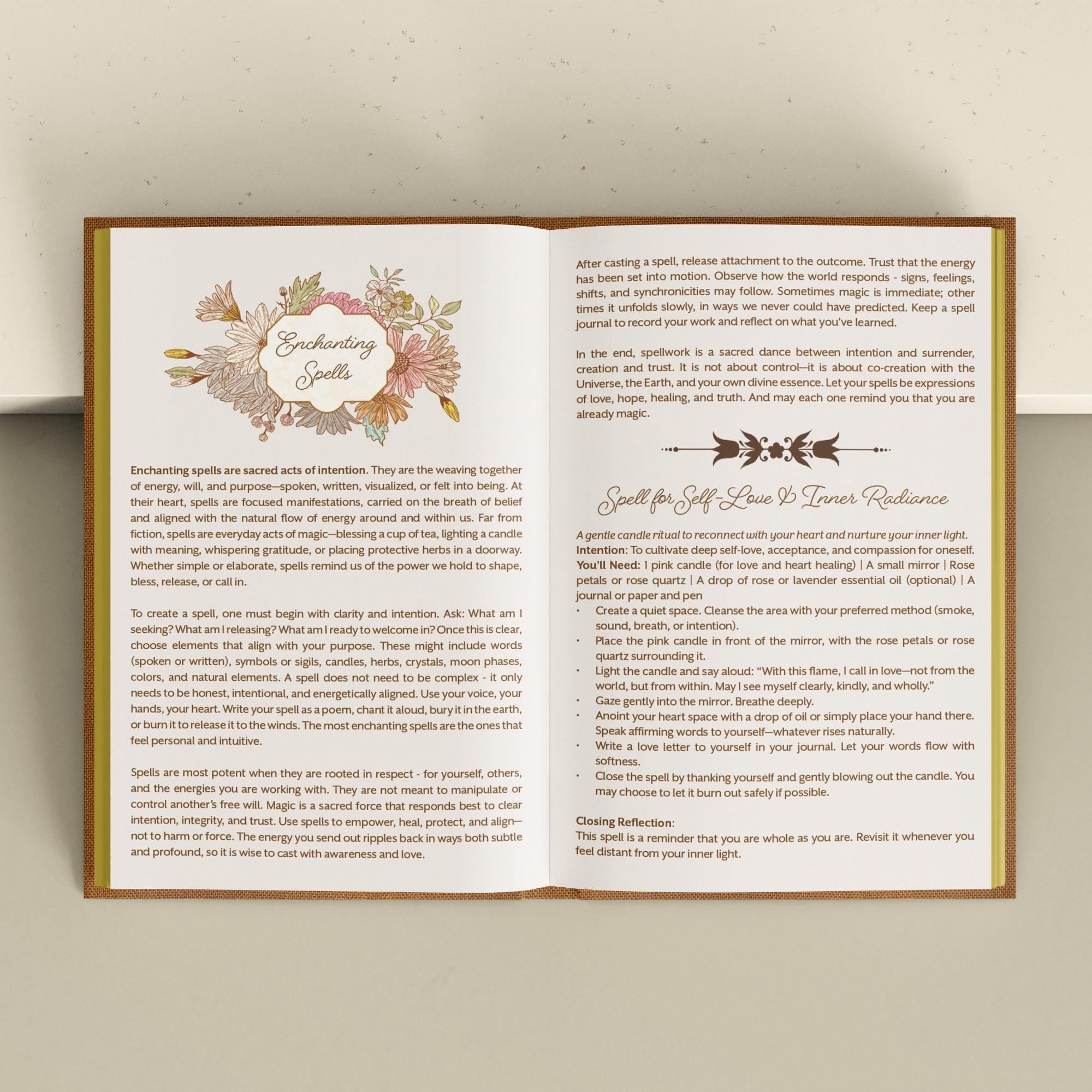 GRIMOIRE JOURNAL | Grimoire Companion Journal - Resource Divination Journal