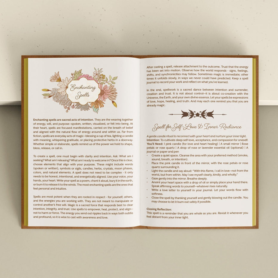 GRIMOIRE JOURNAL | Grimoire Companion Journal - Resource Divination Journal