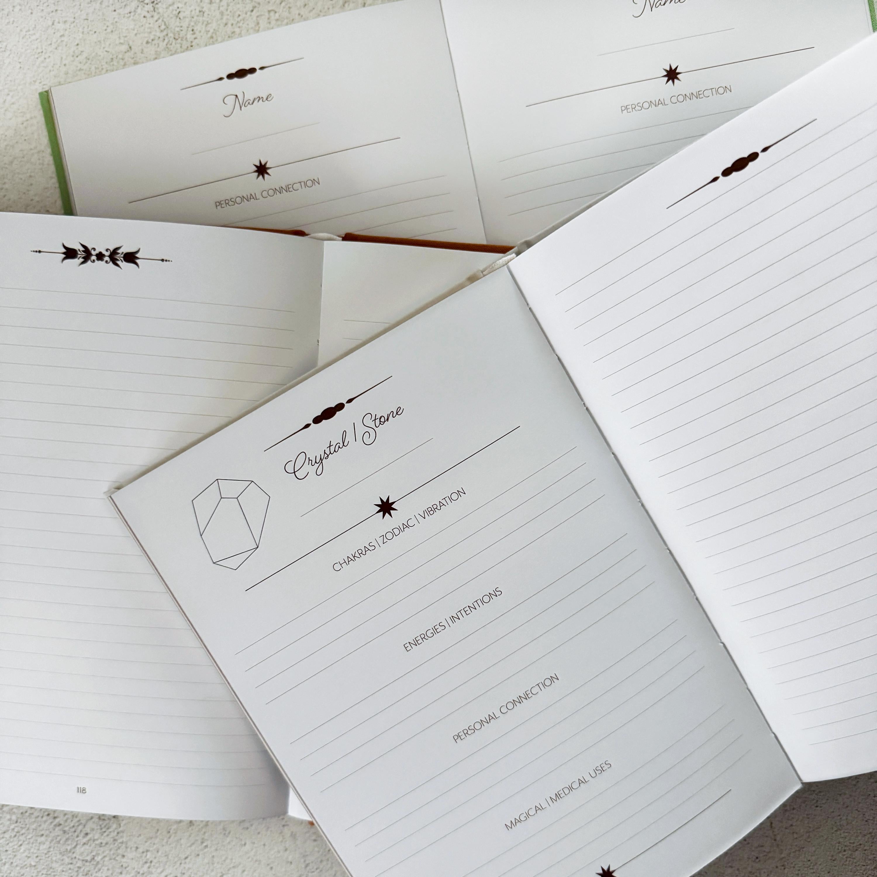 CRYSTAL JOURNAL | Crystal Companion Journal - Resource Divination Journal