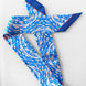 SKINNY SILK SCARF | Bunny Glen Blue - 100% Pure Mulberry Silk, Versatile Floral Scarf and Bow Accessory 39