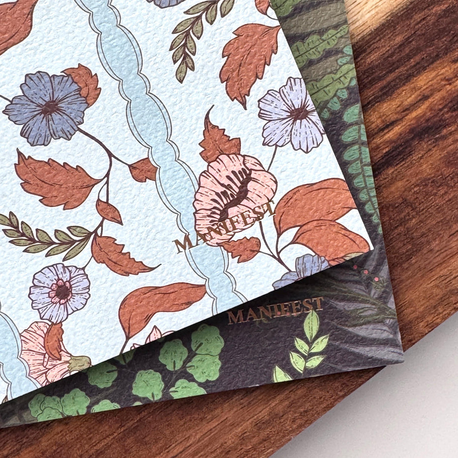 BOTANICAL NOTEBOOKS | Set of Two or Four Floral Notebook Collection 5x7