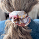 SILK SCRUNCHIES | Evening Garden - 100% Silk, Versatile hair Accessory