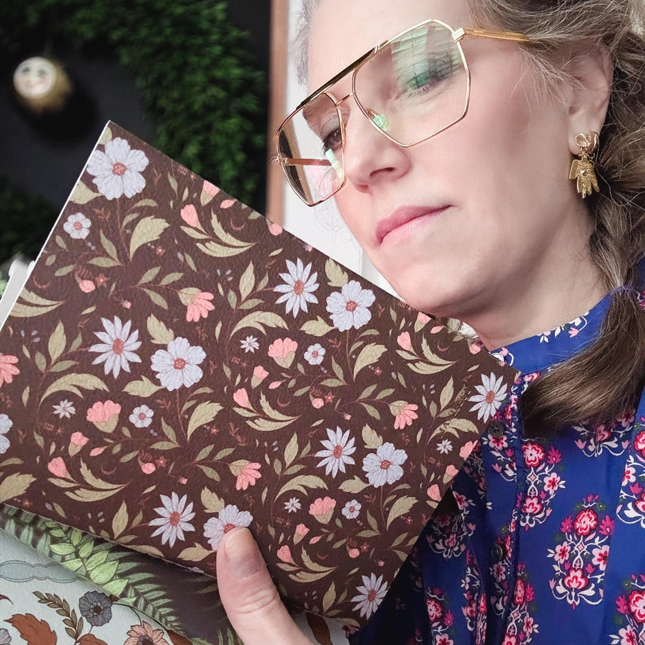BOTANICAL NOTEBOOKS | Set of Two or Four Floral Notebook Collection 5x7