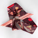 SKINNY SILK SCARF | Lady Bug Fleur - 100% Silk, Versatile Floral Scarf and Bow Accessory