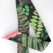SKINNY SILK SCARF | Gentle Fern - 100% Silk, Versatile Floral Scarf and Bow Accessory
