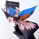 SKINNY SILK SCARF | Midnight Wildflower Garden - 100% Silk, Versatile Floral Scarf and Bow Accessory