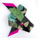SKINNY SILK SCARF | Secret Peony Garden - 100% Silk, Versatile Floral Scarf and Bow Accessory