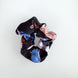 SILK SCRUNCHIES | Midnight Garden - 100% Silk, Versatile hair Accessory