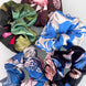 SILK SCRUNCHIES | Peony Garden - 100% Silk, Versatile hair Accessory