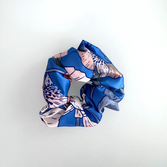 SILK SCRUNCHIES | Electric Garden - 100% Silk, Versatile hair Accessory