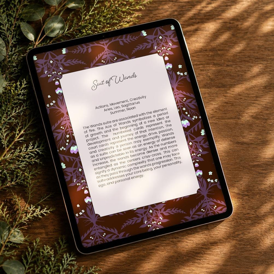 DIGITAL DOWNLOAD | Metanoia Marseille Working Guidebook - Digital Download - Marseille tarot workbook journal