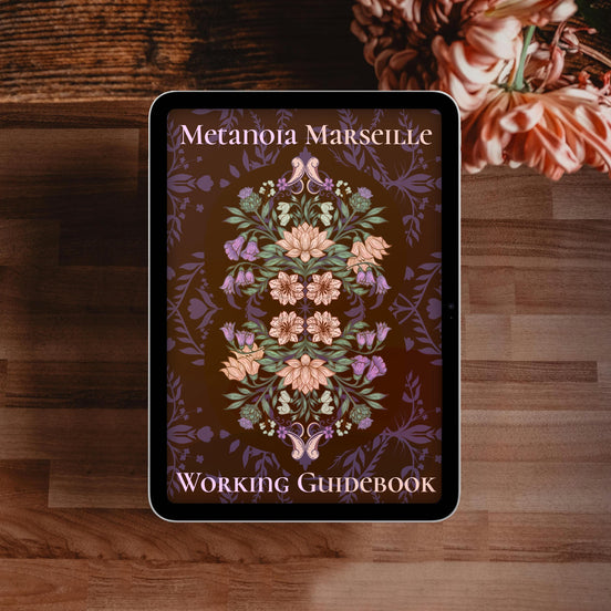 DIGITAL DOWNLOAD | Metanoia Marseille Working Guidebook - Digital Download - Marseille tarot workbook journal