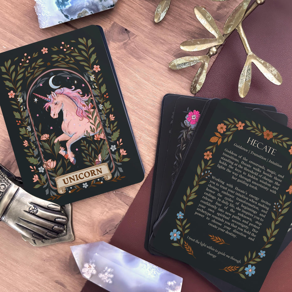 ORACLE CARDS | Mythic Realms Goddess and God and Magical Folklore Oracle Cards