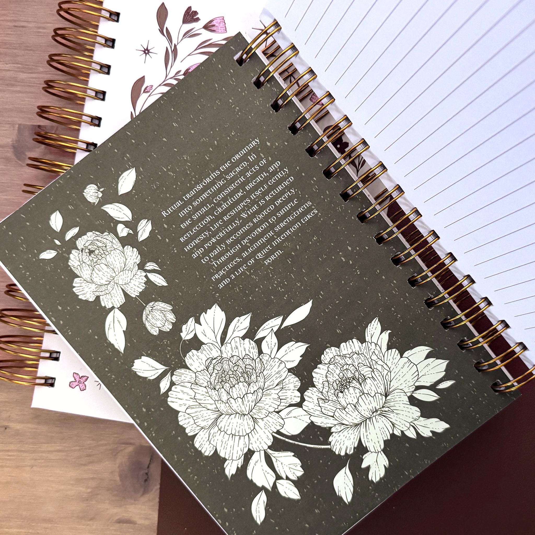 SELF CARE JOURNAL | Root & Ritual | Grounding Journal  Blush Grove - Guided Reflection and Ritual Planner for Intentional Living